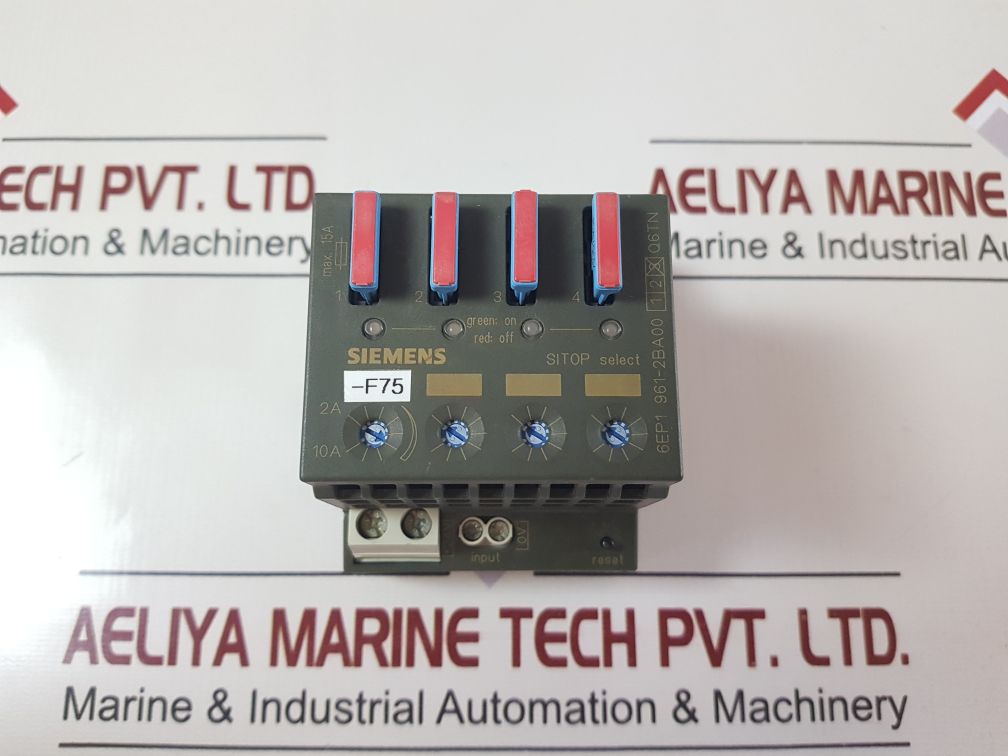 SIEMENS SITOP SELECT 6EP1 961-2BA00 DIAGNOSIS MODULE 24V