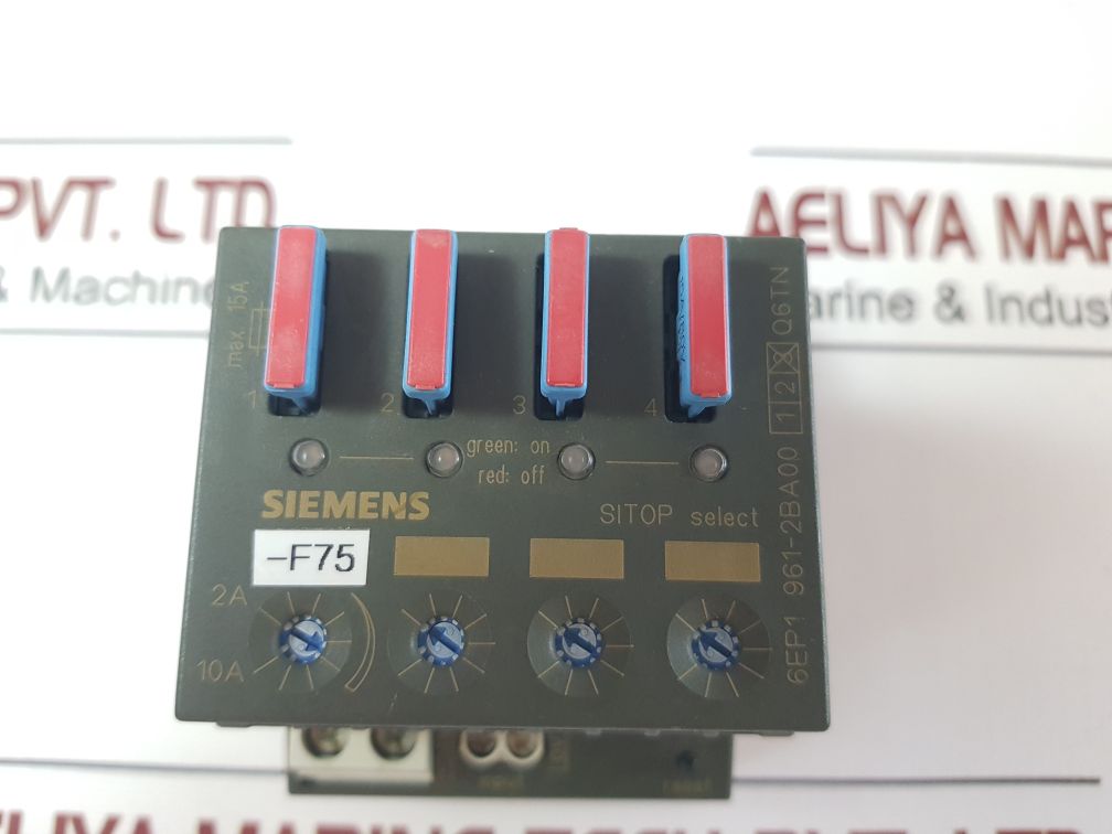 SIEMENS SITOP SELECT 6EP1 961-2BA00 DIAGNOSIS MODULE 24V