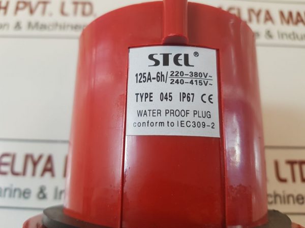 STEL 045 IP67 WATER PROOF CONNECTOR WITH WATER PROOF PLUG