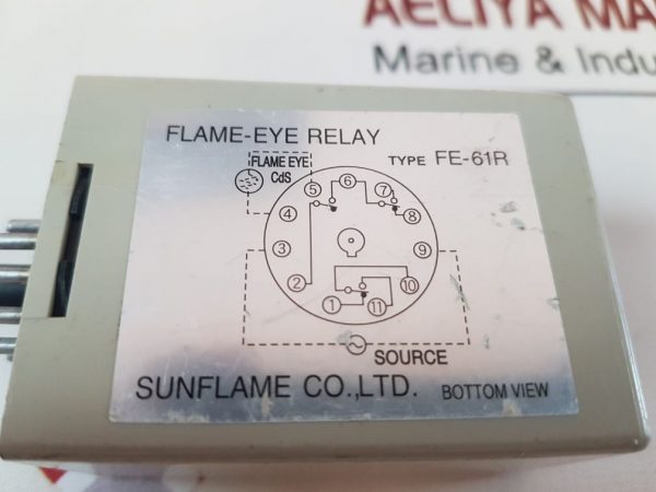 SUNFLAME FE-61R FLAME EYE RELAY 250V