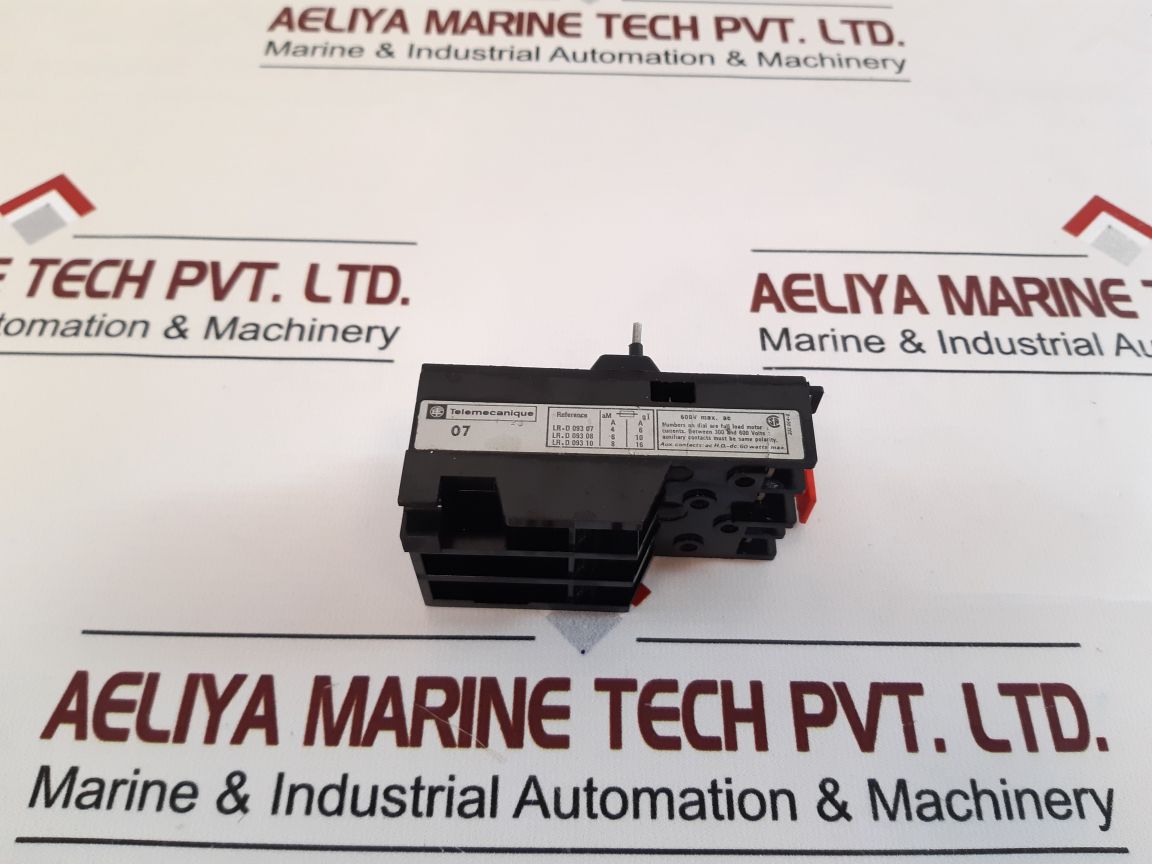 TELEMECANIQUE LR1-D09 307 OVERLOAD RELAY 600V