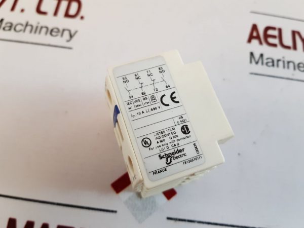TELEMECANIQUE SQUARE D SCHNEIDER ELECTRIC LADN22 AUXILIARY CONTACT BLOCK