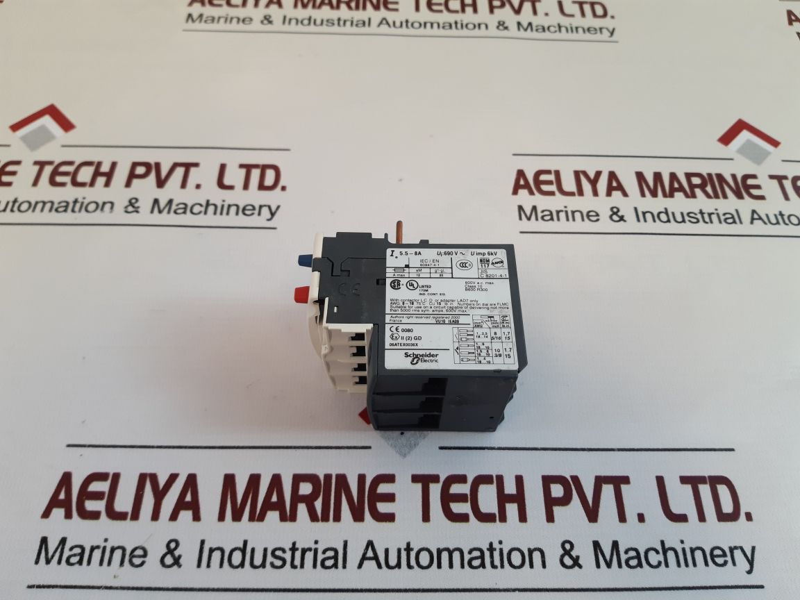 TELEMECANIQUE SCHNEIDER ELECTRIC LRD 12 THERMAL OVERLOAD RELAY 690V