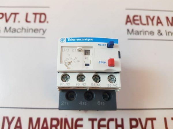 TELEMECANIQUE SCHNEIDER ELECTRIC LRD 21 THERMAL OVERLOAD RELAY