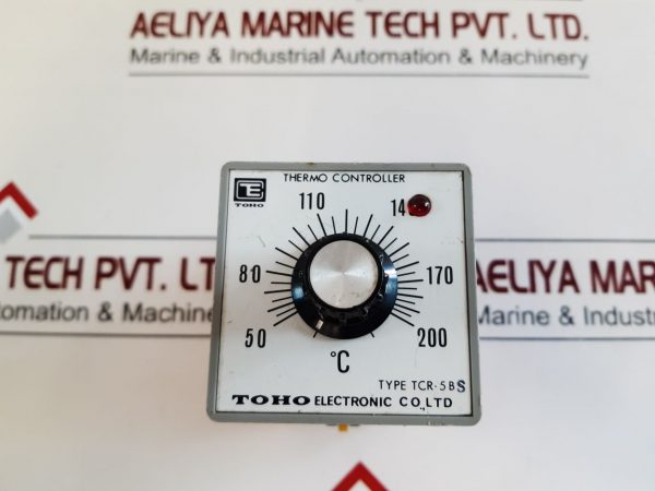 TOHO ELECTRONIC TCR-5BS THERMO CONTROLLER 50 TO 200°C