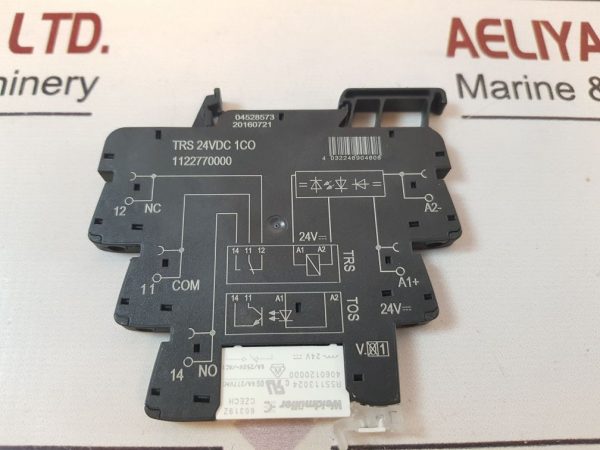 WEIDMÜLLER TRS 24VDC 1CO RELAY MODULE 1122770000