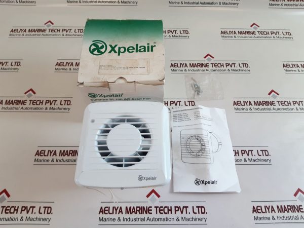 XPELAIR SL100P SLIMLINE EXTRACTOR FAN WITH PULLCORD