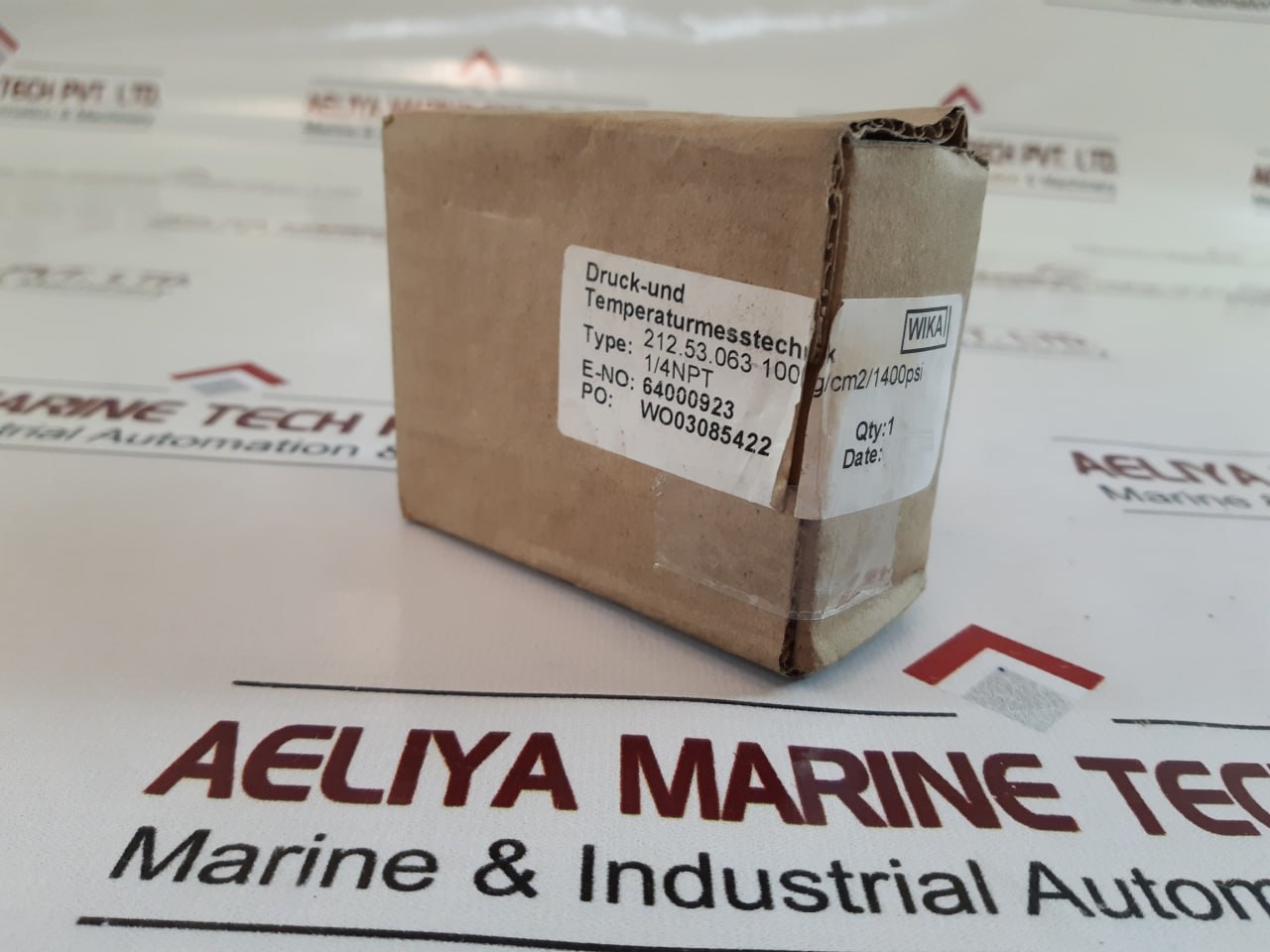 Wika 212.53.063 0-1400 Psi 0-100 Kg/Cm2 Pressure Gauge - Image 10