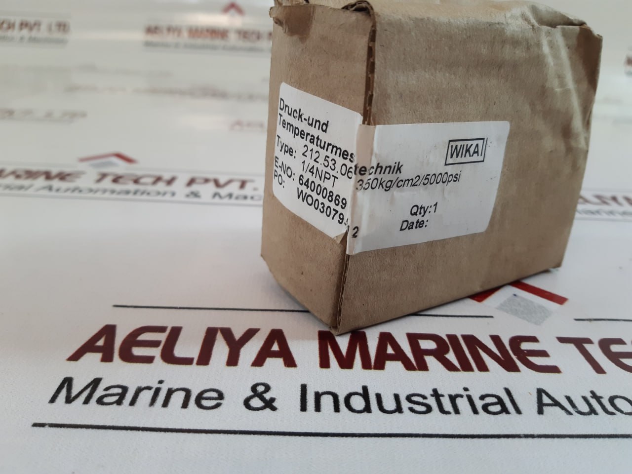 Wika En 837-1 0-5000 Psi 0-350 Kg/Cm2 Pressure And Temperature Measurement Gauge - Image 10