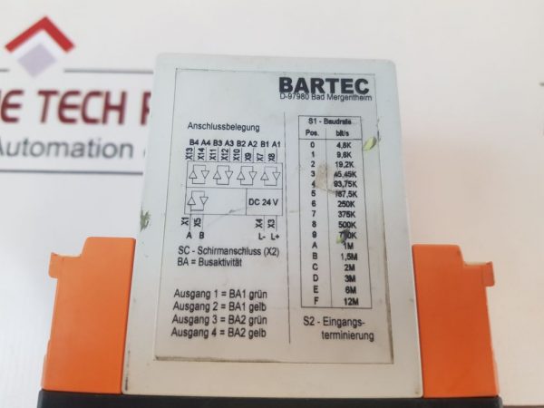 BARTEC RS485/PROFIBUS KOPPLER 07-7311-97WPK4N0/07-7311-97WPK4NO