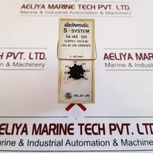 ELECTROMATIC S-SYSTEM SA 145 120 DELAY ON OPERATE RELAY WITH BASE 3-60 MIN