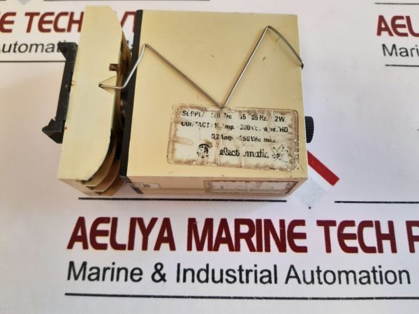 ELECTROMATIC S-SYSTEM SA 145 120 DELAY ON OPERATE RELAY WITH BASE 3-60 MIN