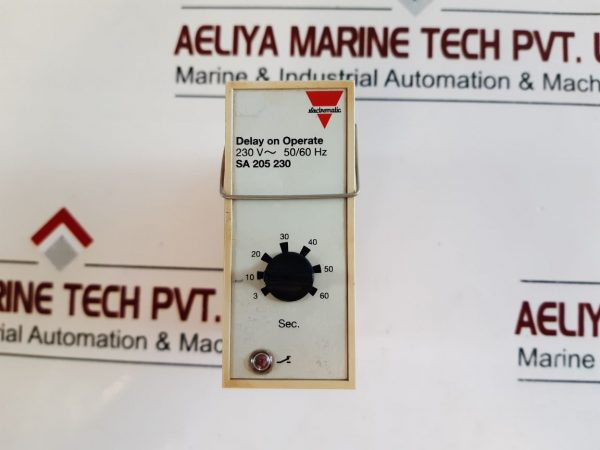 ELECTROMATIC SA 205 230 DELAY ON OPERATE RELAY WITH BASE 230V