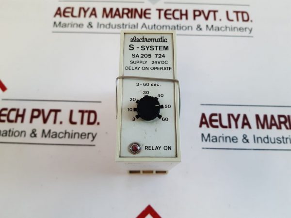 ELECTROMATIC S-SYSTEM SA205 724 3-60 SEC DELAY ON OPERATE RELAY