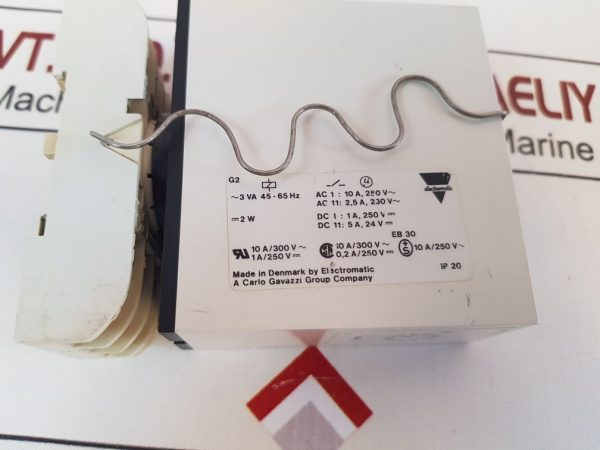ELECTROMATIC CARLO GAVAZZI SB 125 230 DELAY ON RELEASE RELAY WITH BASE 230V