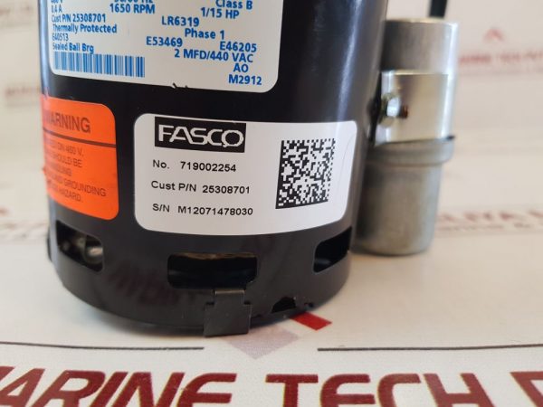 Fasco 71902254 Fan Motor U90b1