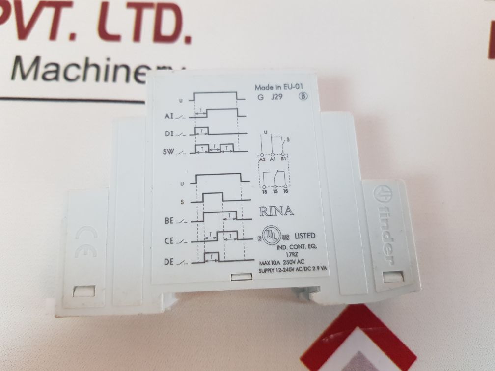 FINDER 80.01.0.240.0000 TIMER RELAY 250V