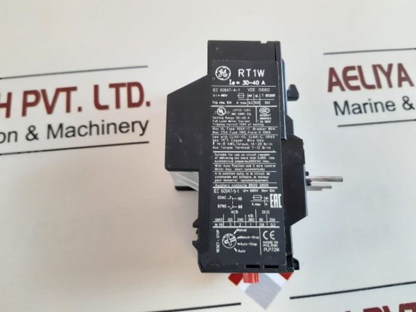 GENERAL ELECTRIC RT1W OVERLOAD RELAY