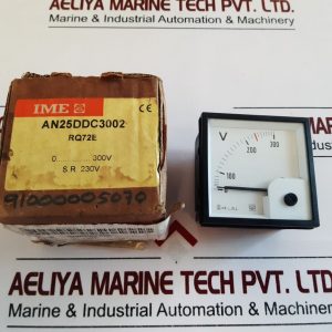 IME AN25DDC3002 VOLTMETER SCALE 0-300V RED MARK 220V CL
