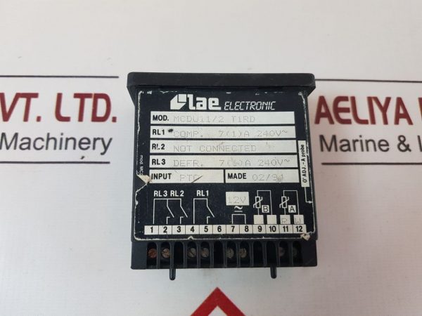 LAE ELECTRONIC MCDU 11/2 T1RD DIGITAL THERMOSTAT CONTROLLER