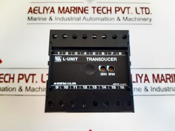 M-SYSTEM LWT-11A0-R/B WATT TRANSDUCER 24V DC