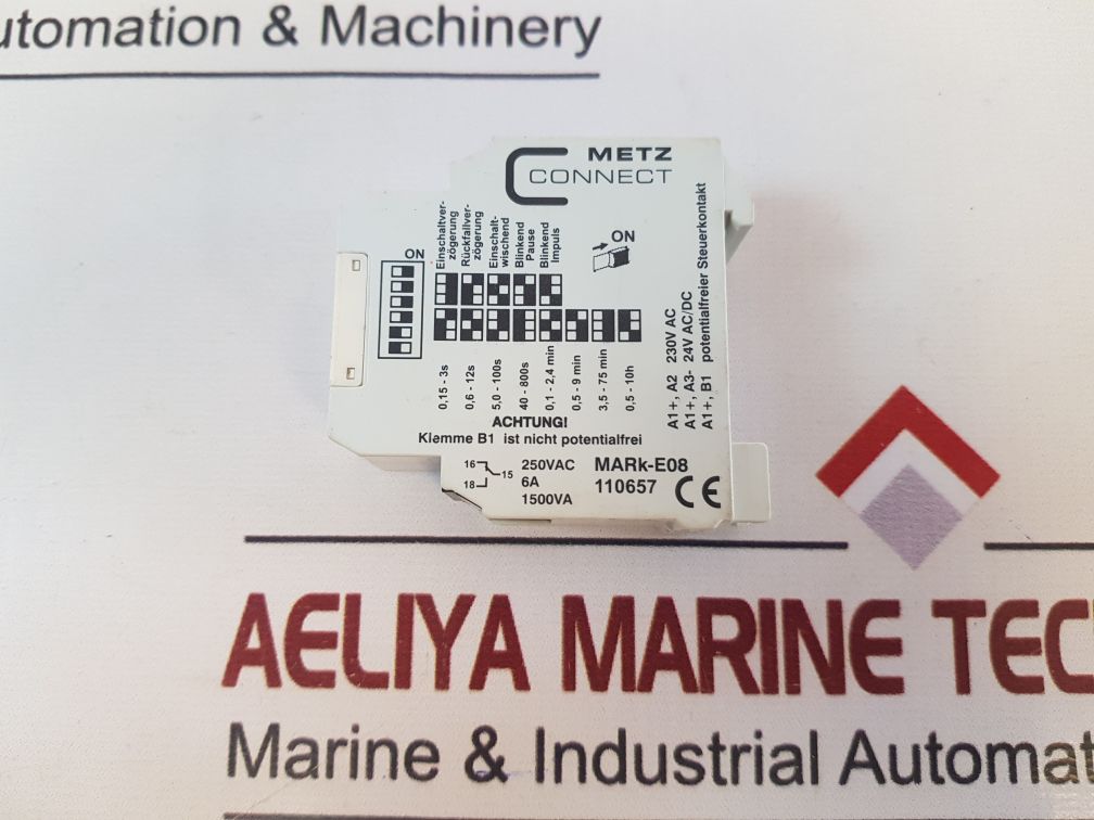 METZ CONNECT MARK-E08 TIME RELAY - Image 6