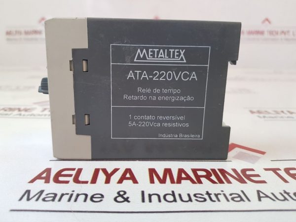METALTEX ATA-220VCA TIME RELAY 3-30 S