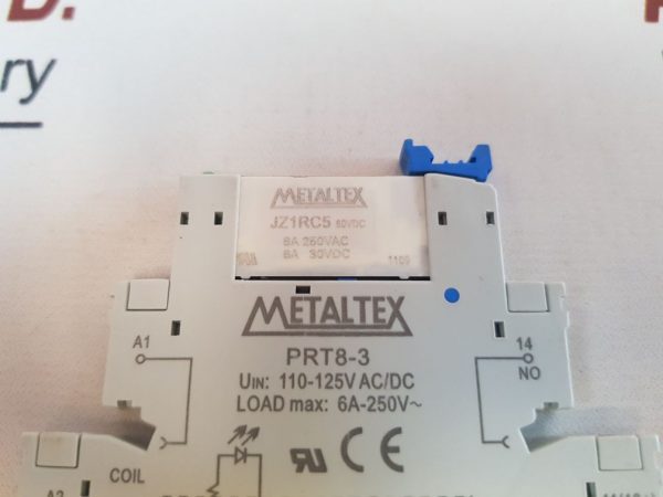 METALTEX PRT8-3 INTERFACE RELAY 60VDC