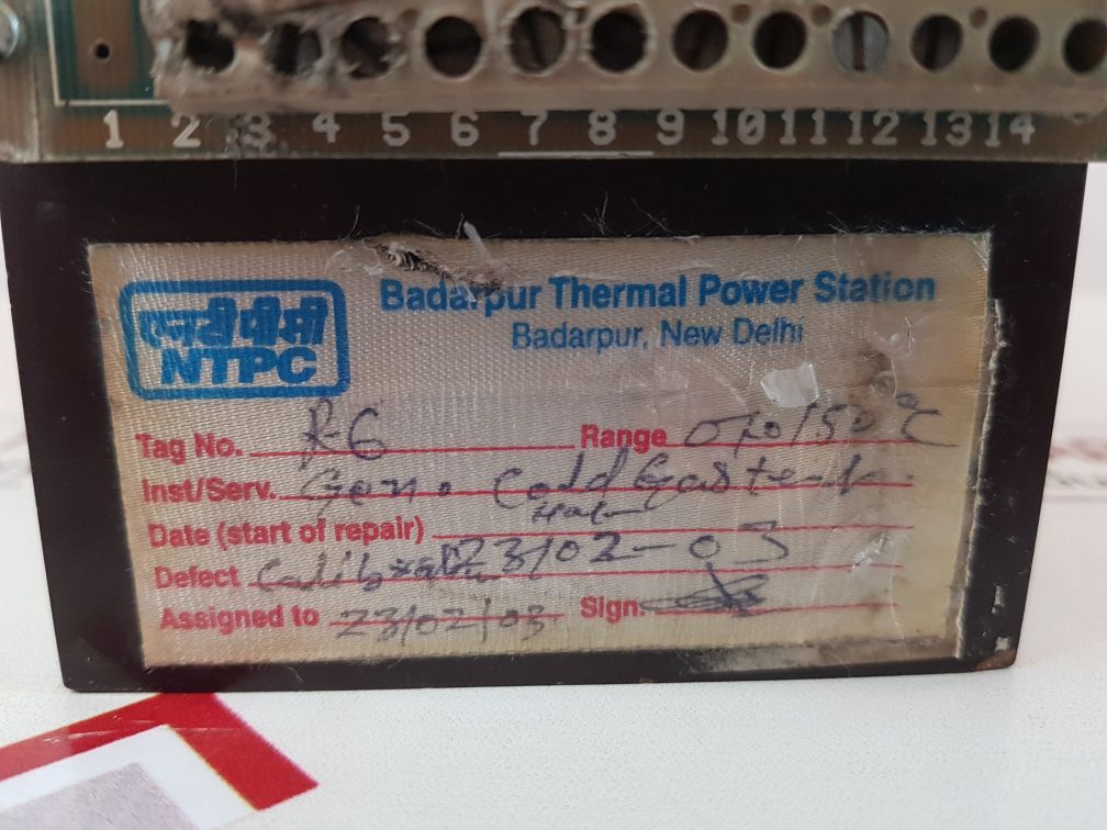 NTPC 6000B DIC DIGITAL PROCESS CONTROLLER 96X96