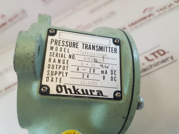 OHKURA PT1211G102C00 PRESSURE TRANSMITTER 24VDC