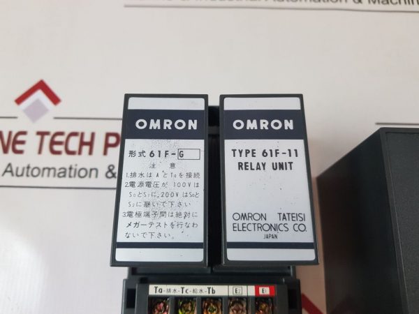 OMRON 61F-11 RELAY UNIT 100V