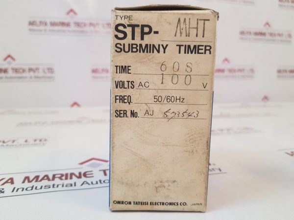 OMRON STP-MHT SUBMINY TIMER 250VAC