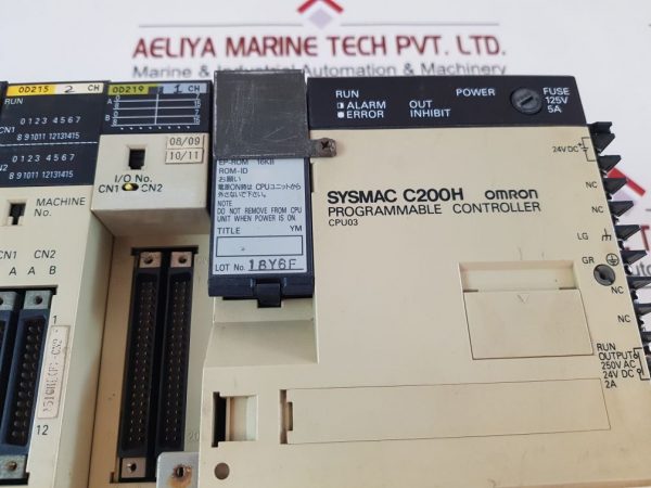 OMRON SYSMAC C200H/ ID215 / IA122 / OD215 / OD219 RACK MODULE