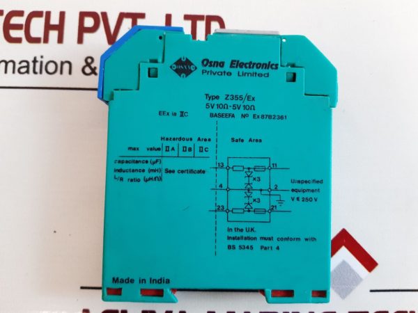 OSNA ELECTRONICS Z355/EX ZENER BARRIER