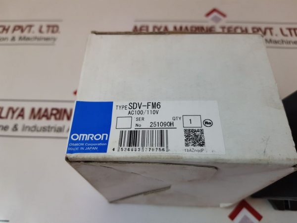 Omron Sdv-fh6 Voltage Sensor 125vdc