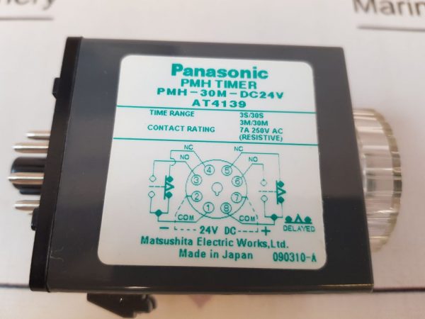 PANASONIC MATSUSHITA PMH-30M-DC24V ANALOG PMH TIMER 3S/30S