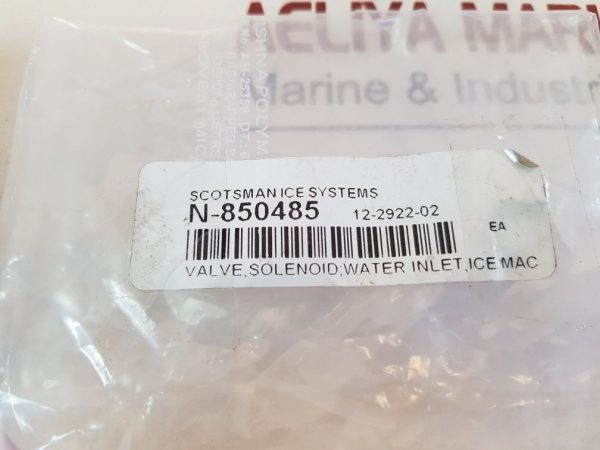 ROBERTSHAW SCOTSMAN ICE SYSTEMS S-53N WATER INLET VALVE 10W