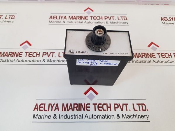 RS 219-4602 THERMOCOUPLE SELECTOR SWITCH