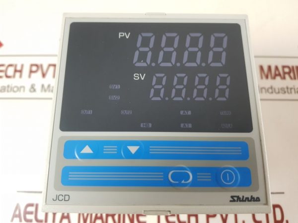 SHINKO TECHNOS JCD-33A-A/M TEMPERATURE CONTROLLER 24V DC