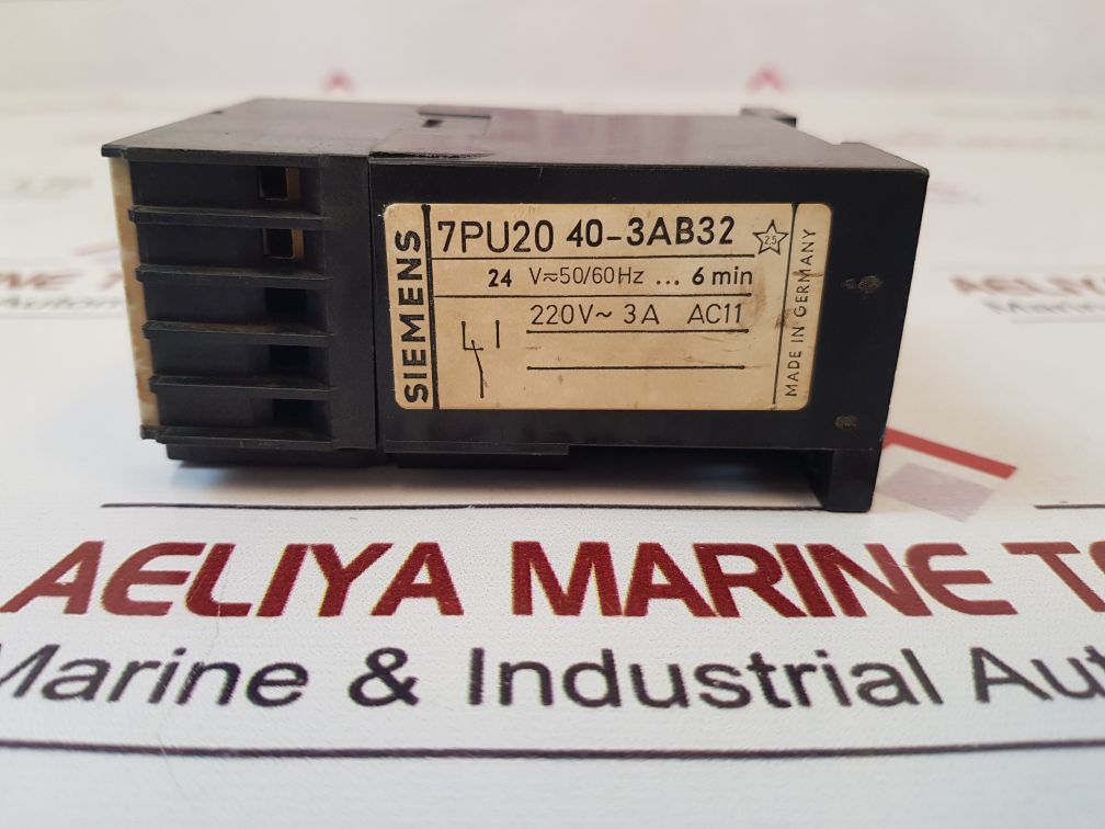 Siemens 7pu20 40-3ab32 Timer Relay