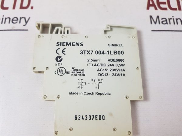 SIEMENS SIMIREL 3TX7 004-1LB00 OUTPUT COUPLING LINK