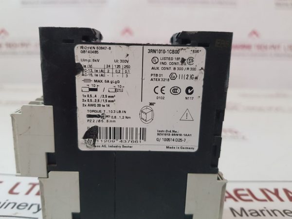 SIEMENS SIRIUS 3RN1010-1CB00 THERMISTOR MOTOR PROTECTION RELAY 300V
