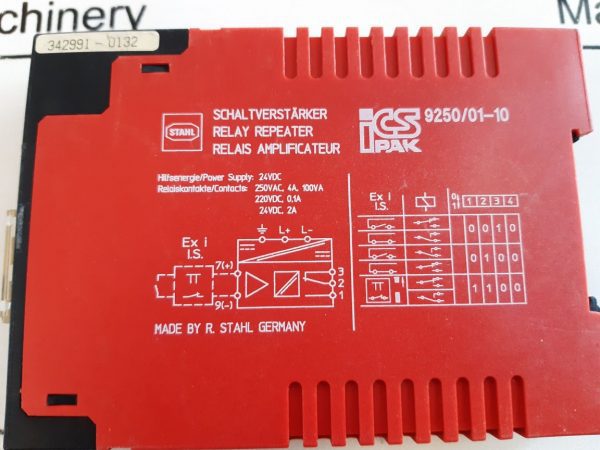 STAHL ICS PAK 9250/01-10 RELAY REPEATER