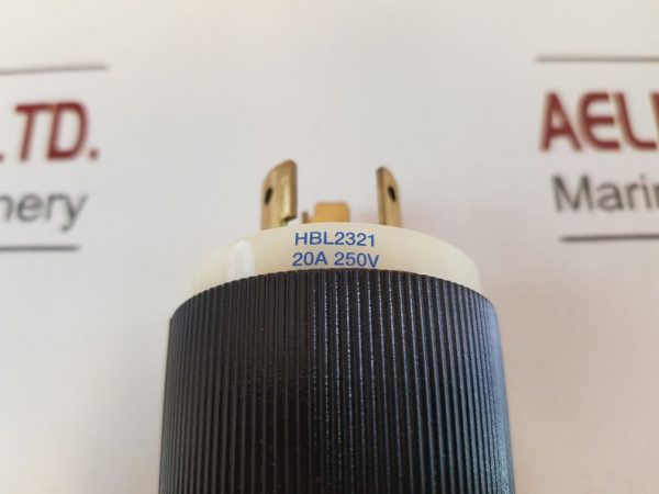 Set Of 2X Hubbell Hbl2321 Twist-lock Plug-55125 (6)