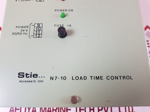 Stie N7-10 Load Time Control