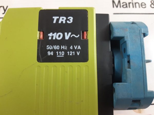 TELE TR3 TIME RELAY WITH BASE 110V