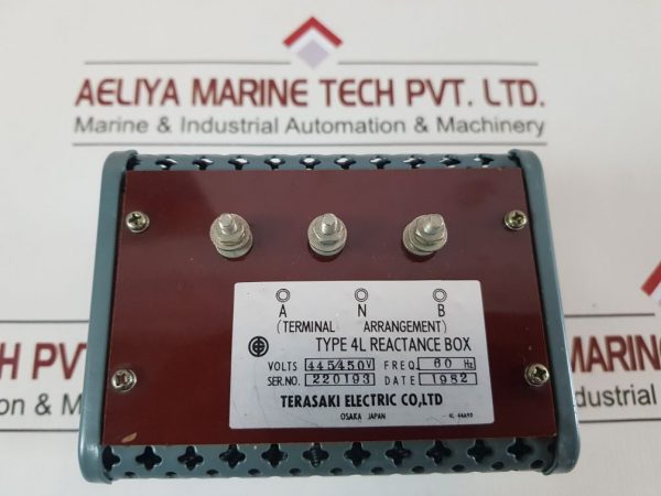 TERASAKI ELECTRIC TYPE 4L REACTANCE BOX 60 HZ