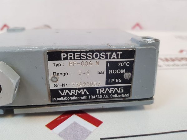 TRAFAG PF-006-W PRESSURE SWITCH IP65
