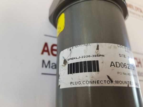 Amphenol Zpekl J-2220-386pn Circular Connector Plug