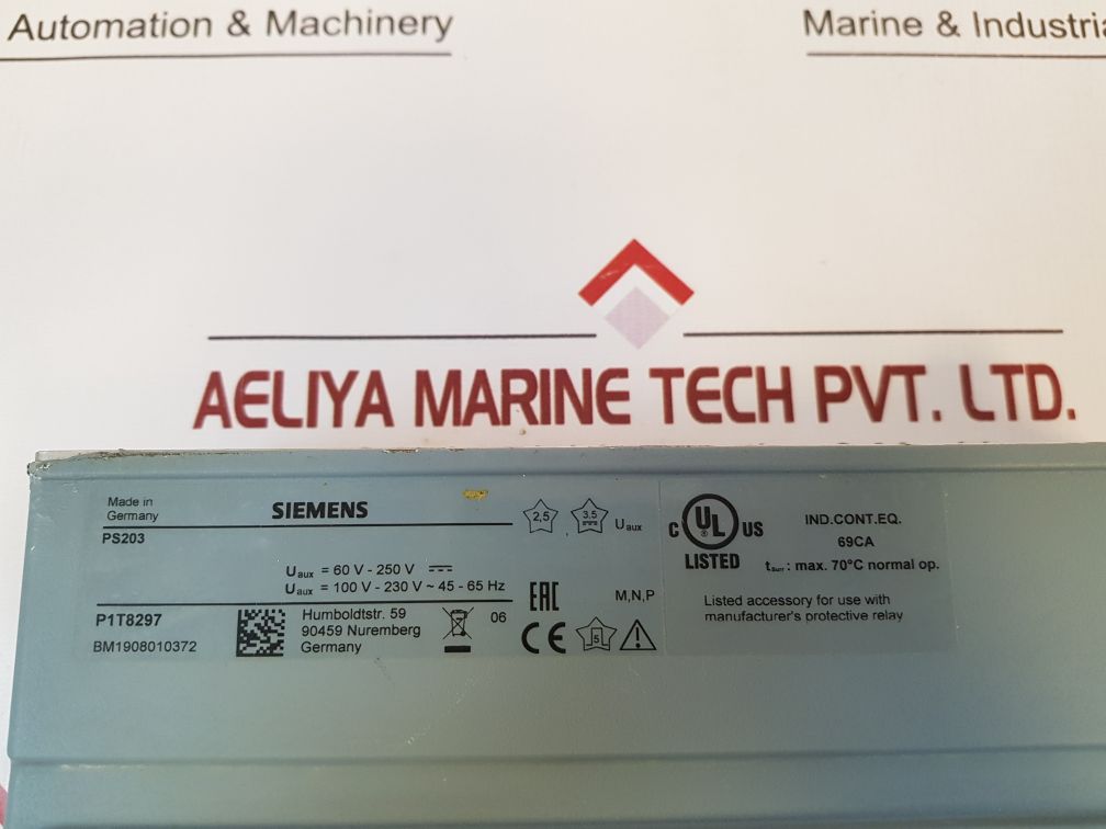 Siemens Siprotec Ps203 Power Supply Module - Image 7